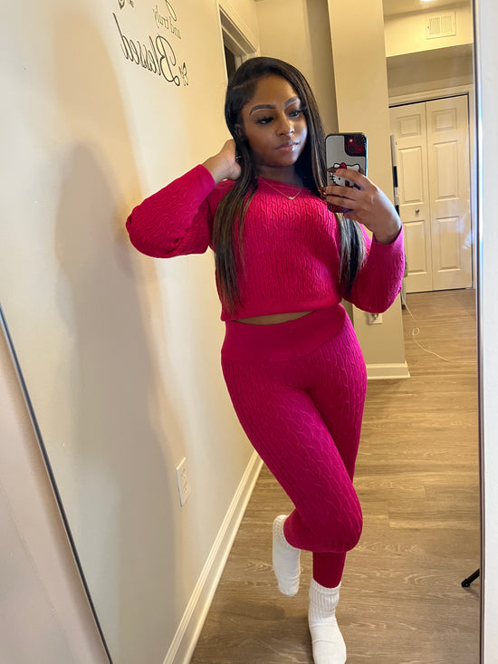 “Cozy” Two Piece Sweater Set