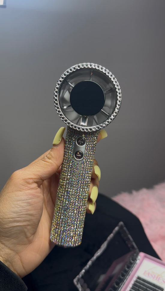 “Bling’d Out” Handheld Fan