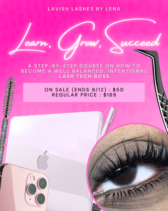 Exclusive lash tech bundle course