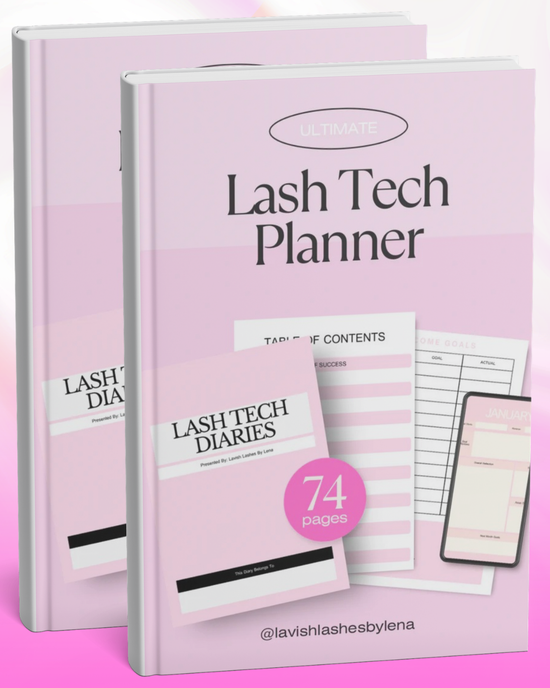 the perfect lash tech planner